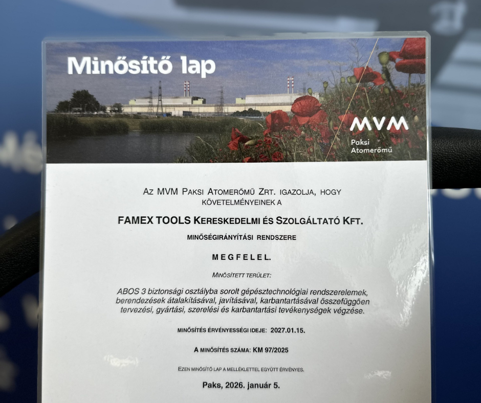 FAMEX TOOLS hírek